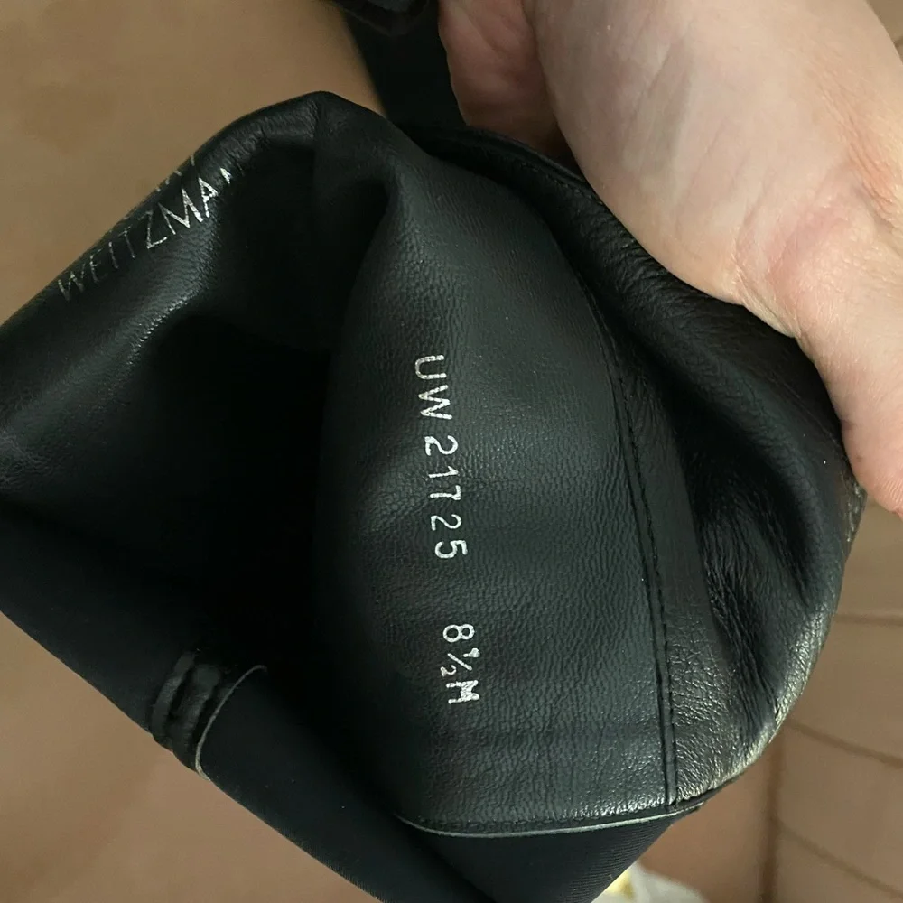 Stuart weitzman black 5050 over the knees boots Napa leather - Picture 2 of 7